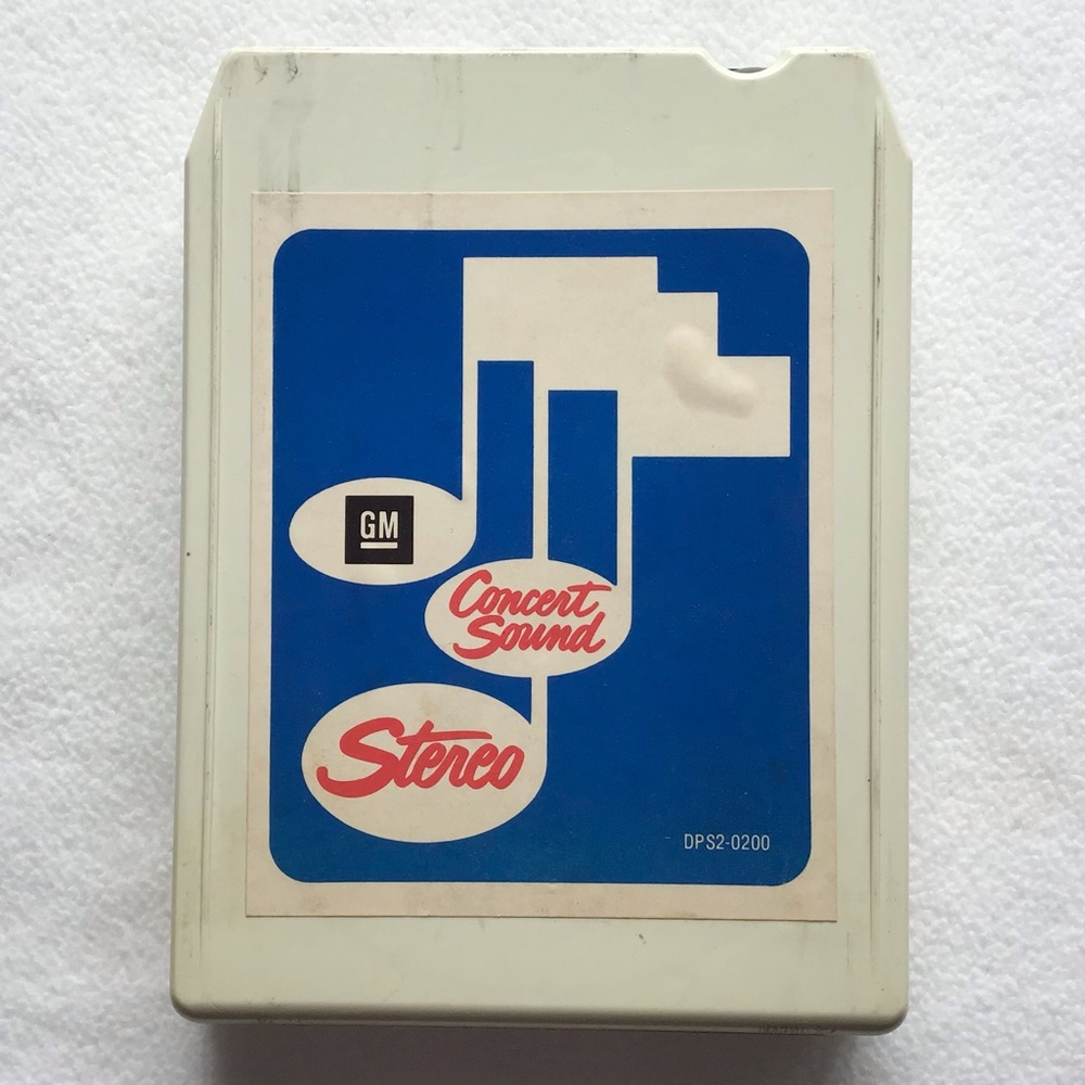 GM Concert Sounds Stereo 1974 Original Retro 8-Track Tape